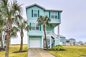 Breezy Galveston House with 2 Decks and Ocean Views!